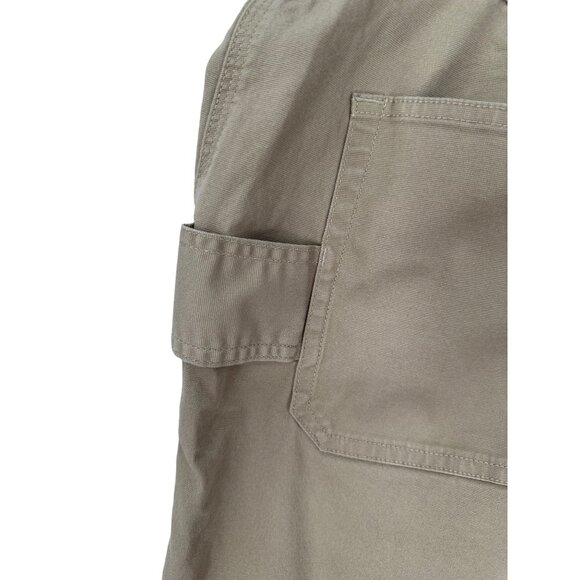 Duluth Trading Co Cargo Shorts Coolmax Flex Firehose Mens 46 Beige - Picture 13 of 15